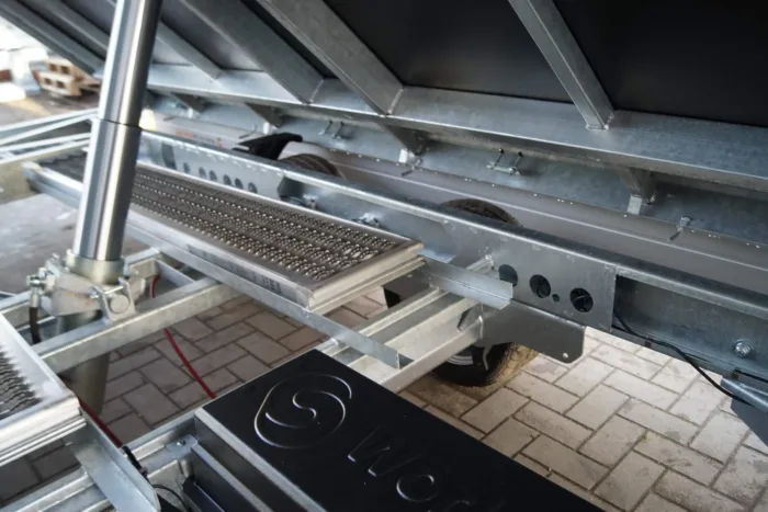 Dreiseitenkipper 406 204 3500kg Elektrisch Laubgitter – Bild 7
