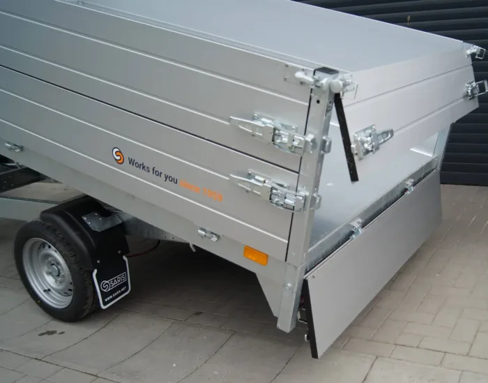 Heckkipper 256 150 1500kg Handpumpe Aufsatzwände – Bild 6