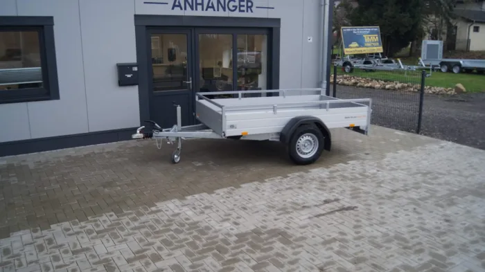 Tieflader 255x153cm 1500kg LED gebremst Rampenschacht