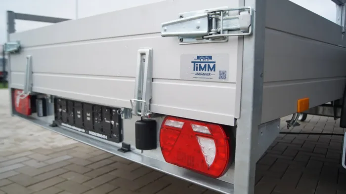 Tieflader 255x153cm 1500kg LED gebremst Rampenschacht – Bild 6