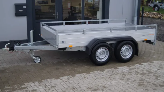 Tieflader 305x153cm 2700kg gebremst Rampenschacht – Bild 2