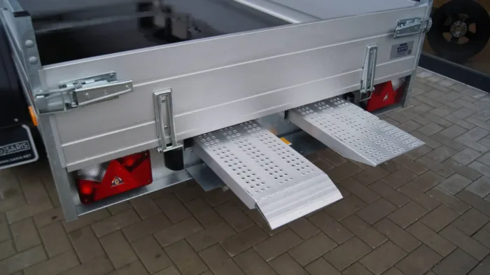 Tieflader 305x153cm 2700kg gebremst Rampenschacht – Bild 11