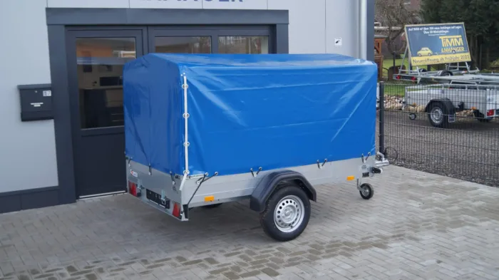 Tieflader XL 226x126cm 750kg Plane Blau – Bild 2