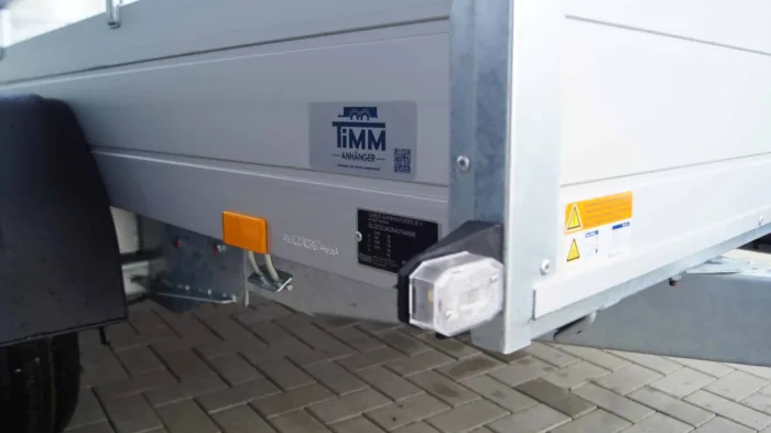 Tieflader 305x153cm 2000kg  Rampenschacht – Bild 3