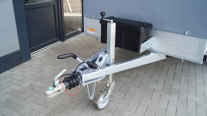 Tieflader 305x153cm 1500kg Hochplane Grau 140cm – Bild 7