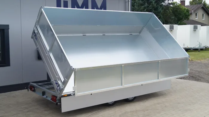 Dreiseitenkipper 406 204 3500kg verstärkt Stahlaufsatzwände – Bild 3