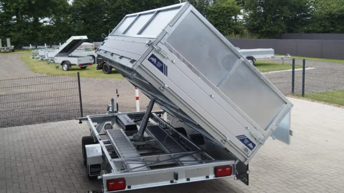 Dreiseitenkipper 406 204 3500kg verstärkt Stahlaufsatzwände – Bild 5