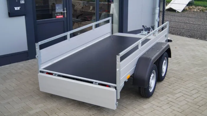 Tieflader 255x133cm 2000kg Klappe vorne – Bild 4