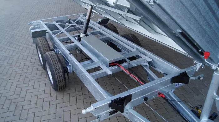 Dreiseitenkipper 360 176 3500kg Elektrisch Stahl Aufsatzwände – Bild 7