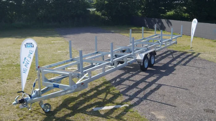 Langmaterialanhänger Rohranhänger Hochlader 10m 2700kg
